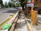 Rehabilitación de calle con ciclopista. Obra en Proceso